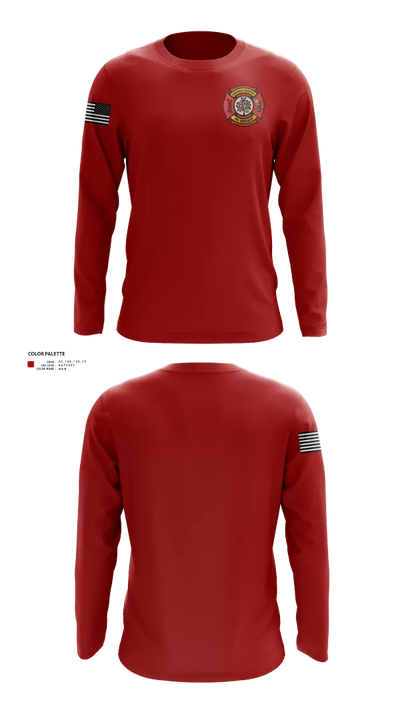 Cherrydale Volunteer Fire Department 44534080 Long Sleeve Performance Shirt 23