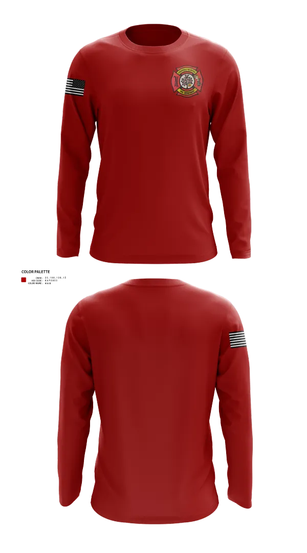 Long Sleeve Performance Shirt, Cherrydale Volunteer Fire Department, , Teamtime, Team time, sublimation, custom sports apparel, team uniforms, spirit wear, spiritwear, sports uniforms, custom shirts, team store, custom team store, fundraiser sports, apparel fundraiser