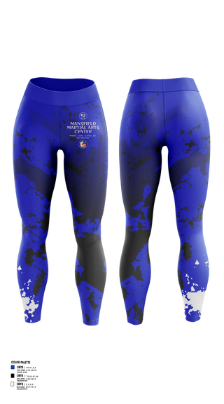 Womens Leggings, Mansfield Martial Arts Center, , Teamtime, Team time, sublimation, custom sports apparel, team uniforms, spirit wear, spiritwear, sports uniforms, custom shirts, team store, custom team store, fundraiser sports, apparel fundraiser
