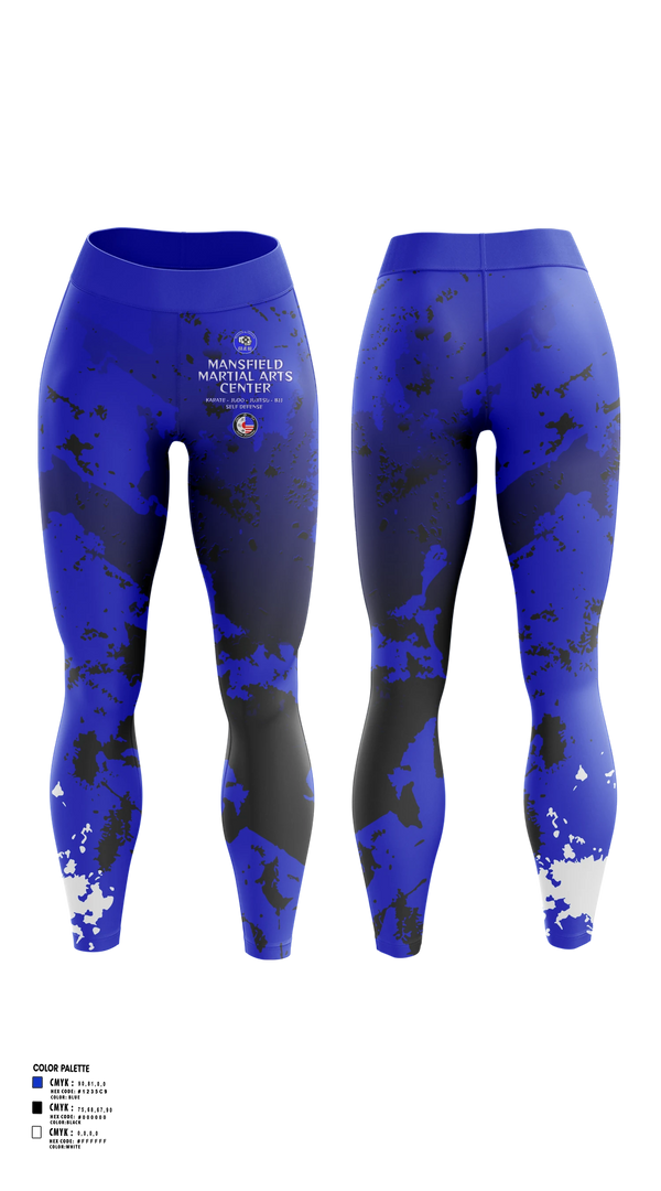 Womens Leggings, Mansfield Martial Arts Center, , Teamtime, Team time, sublimation, custom sports apparel, team uniforms, spirit wear, spiritwear, sports uniforms, custom shirts, team store, custom team store, fundraiser sports, apparel fundraiser