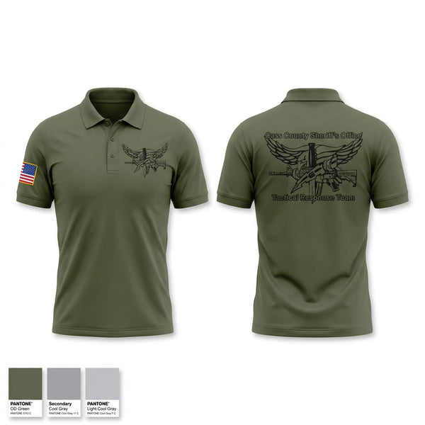 Short Sleeve Performance Polo, Tactical Response Team, Police, Teamtime, Team time, sublimation, custom sports apparel, team uniforms, spirit wear, spiritwear, sports uniforms, custom shirts, team store, custom team store, fundraiser sports, apparel fundraiser