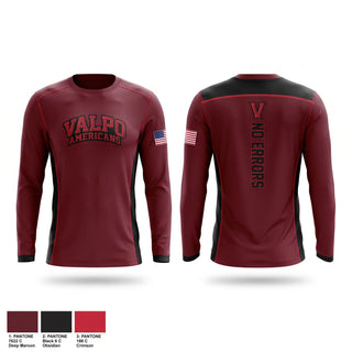Long Sleeve Performance Shirt, Valpo Americans, Baseball, Teamtime, Team time, sublimation, custom sports apparel, team uniforms, spirit wear, spiritwear, sports uniforms, custom shirts, team store, custom team store, fundraiser sports, apparel fundraiser