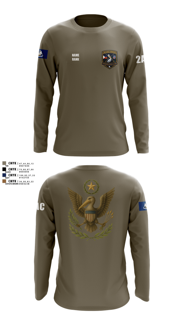 Long Sleeve Performance Shirt, 2nd Area Command (LASG), , Teamtime, Team time, sublimation, custom sports apparel, team uniforms, spirit wear, spiritwear, sports uniforms, custom shirts, team store, custom team store, fundraiser sports, apparel fundraiser