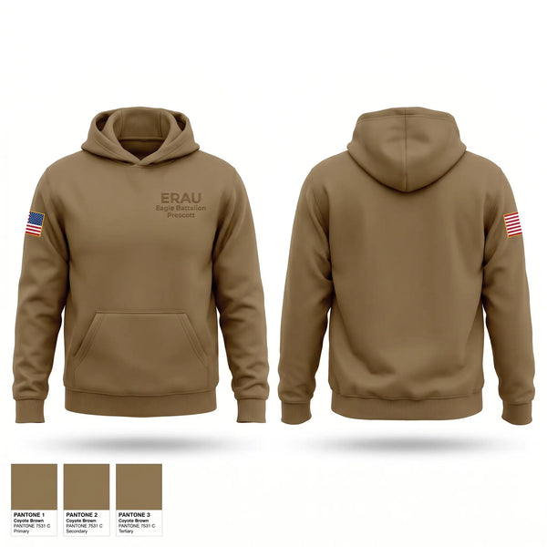 Hoodie, ERAU Eagle Battalion Prescott, Army, Teamtime, Team time, sublimation, custom sports apparel, team uniforms, spirit wear, spiritwear, sports uniforms, custom shirts, team store, custom team store, fundraiser sports, apparel fundraiser