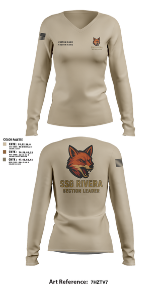 Womens Long Sleeve Vneck Shirt, Unscheduled Service, , Teamtime, Team time, sublimation, custom sports apparel, team uniforms, spirit wear, spiritwear, sports uniforms, custom shirts, team store, custom team store, fundraiser sports, apparel fundraiser