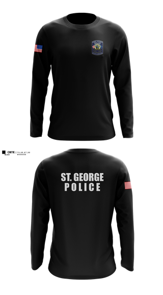 Long Sleeve Performance Shirt, St. George police dept, Police, Teamtime, Team time, sublimation, custom sports apparel, team uniforms, spirit wear, spiritwear, sports uniforms, custom shirts, team store, custom team store, fundraiser sports, apparel fundraiser