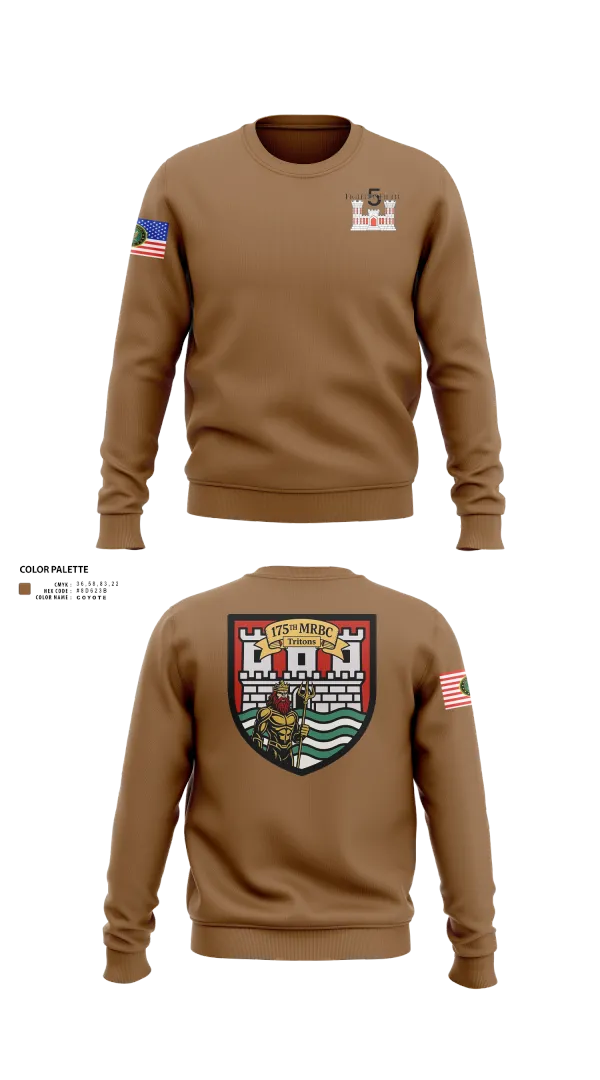 Crew Neck Sweatshirt, 175th MRBC, , Teamtime, Team time, sublimation, custom sports apparel, team uniforms, spirit wear, spiritwear, sports uniforms, custom shirts, team store, custom team store, fundraiser sports, apparel fundraiser