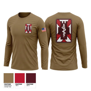 Long Sleeve Performance Shirt, 75th Field Hospital, Army, Teamtime, Team time, sublimation, custom sports apparel, team uniforms, spirit wear, spiritwear, sports uniforms, custom shirts, team store, custom team store, fundraiser sports, apparel fundraiser