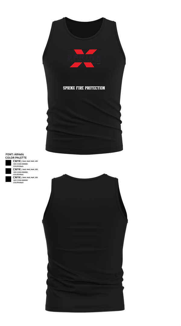 Tank Top, SPRINX FIRE PROTECTION, , Teamtime, Team time, sublimation, custom sports apparel, team uniforms, spirit wear, spiritwear, sports uniforms, custom shirts, team store, custom team store, fundraiser sports, apparel fundraiser