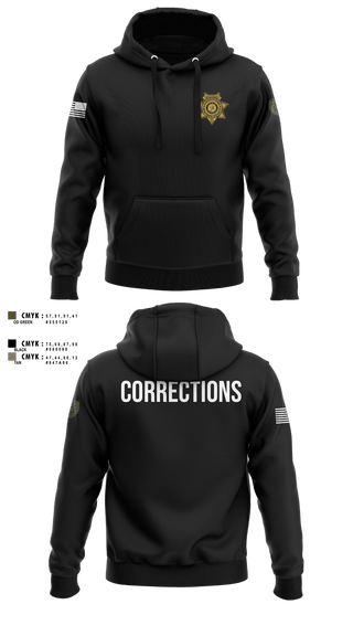 Hoodie, Whitman County Sheriff's Office Corrections, Police, Teamtime, Team time, sublimation, custom sports apparel, team uniforms, spirit wear, spiritwear, sports uniforms, custom shirts, team store, custom team store, fundraiser sports, apparel fundraiser