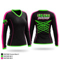 Indiana Invasion Inc. 27437802 Women's Long Sleeve V-neck Shirt - 1