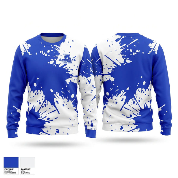 Crew Neck Sweatshirt, Aggies FC, Men's Soccer, Teamtime, Team time, sublimation, custom sports apparel, team uniforms, spirit wear, spiritwear, sports uniforms, custom shirts, team store, custom team store, fundraiser sports, apparel fundraiser