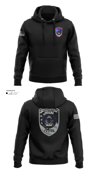 Hoodie, JPD, Police, Teamtime, Team time, sublimation, custom sports apparel, team uniforms, spirit wear, spiritwear, sports uniforms, custom shirts, team store, custom team store, fundraiser sports, apparel fundraiser