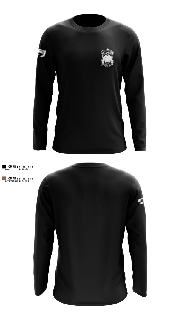 Long Sleeve Performance Shirt, 998th Field Feeding, Army, Teamtime, Team time, sublimation, custom sports apparel, team uniforms, spirit wear, spiritwear, sports uniforms, custom shirts, team store, custom team store, fundraiser sports, apparel fundraiser