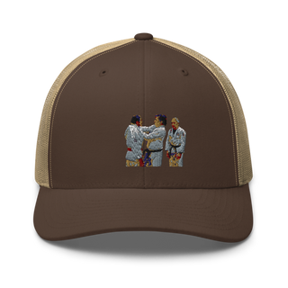 Gracie JiuJitsu Athens 70978792 Retro Trucker Hat | Yupoong 6606