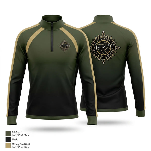 Quarter Zip Jacket, LAWAKUA, Women's Volleyball, Teamtime, Team time, sublimation, custom sports apparel, team uniforms, spirit wear, spiritwear, sports uniforms, custom shirts, team store, custom team store, fundraiser sports, apparel fundraiser