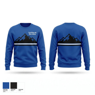 Crew Neck Sweatshirt, Coal Ridge HS Boys Soccer, Men's Soccer, Teamtime, Team time, sublimation, custom sports apparel, team uniforms, spirit wear, spiritwear, sports uniforms, custom shirts, team store, custom team store, fundraiser sports, apparel fundraiser