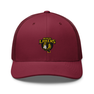 Minto Lakers Basketball Retro Trucker Hat | Yupoong 6606
