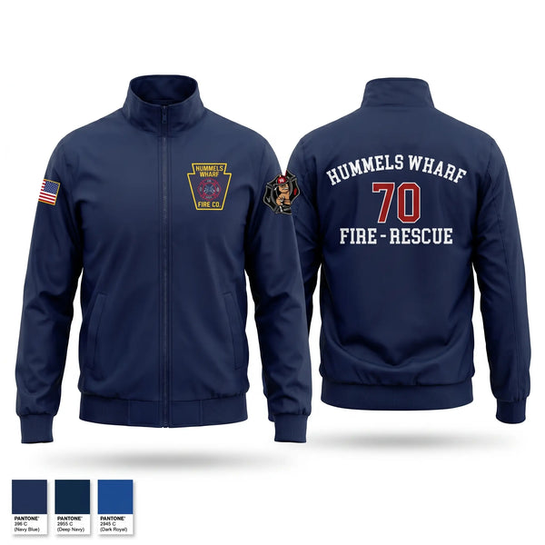 Windbreaker, Hummels Wharf Fire-Rescue, Fire Department, Teamtime, Team time, sublimation, custom sports apparel, team uniforms, spirit wear, spiritwear, sports uniforms, custom shirts, team store, custom team store, fundraiser sports, apparel fundraiser