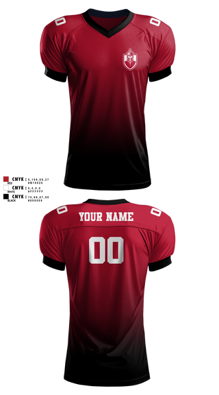 Football Jersey, Whittier Crimson Knights, , Teamtime, Team time, sublimation, custom sports apparel, team uniforms, spirit wear, spiritwear, sports uniforms, custom shirts, team store, custom team store, fundraiser sports, apparel fundraiser
