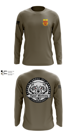 Long Sleeve Performance Shirt, Alpha 1-77 FA, , Teamtime, Team time, sublimation, custom sports apparel, team uniforms, spirit wear, spiritwear, sports uniforms, custom shirts, team store, custom team store, fundraiser sports, apparel fundraiser