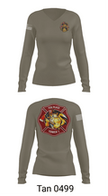 Pageland fire department 48846190 Women's Long Sleeve V-neck Shirt - 11
