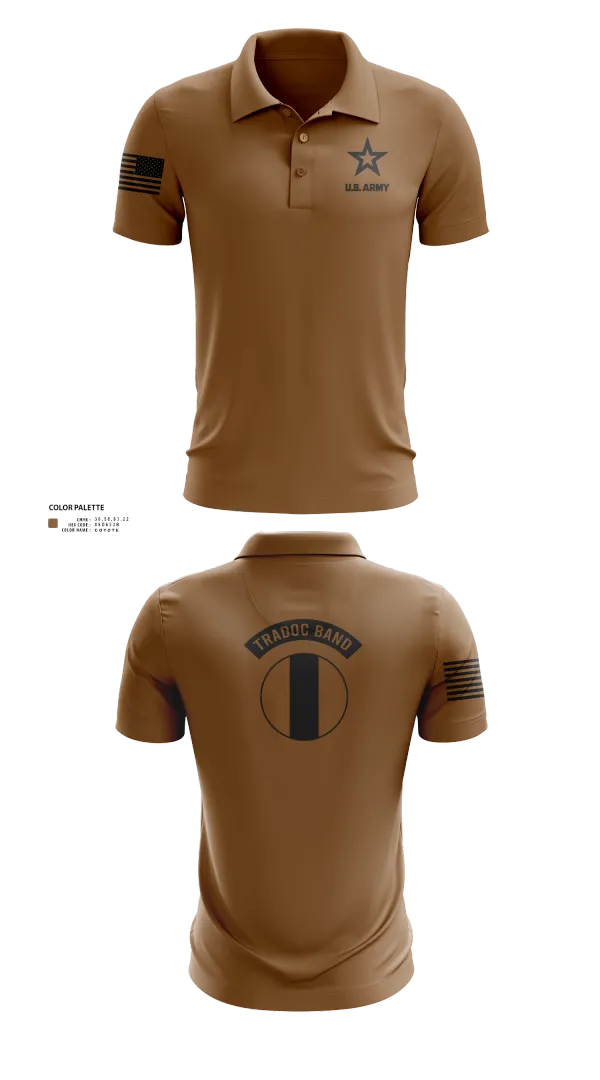 Short Sleeve Performance Polo, TRADOC Band, , Teamtime, Team time, sublimation, custom sports apparel, team uniforms, spirit wear, spiritwear, sports uniforms, custom shirts, team store, custom team store, fundraiser sports, apparel fundraiser
