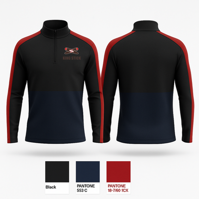 SMOKING STICKS 70335321 Quarter Zip Jacket - 1