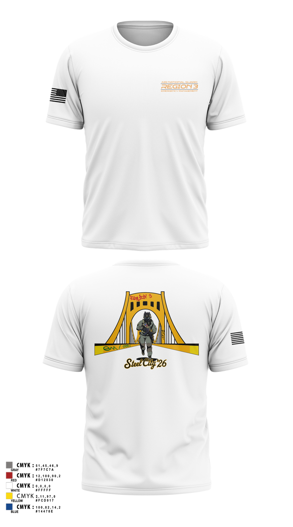 Short Sleeve Performance Shirt, 171st Emergency Management Flight, , Teamtime, Team time, sublimation, custom sports apparel, team uniforms, spirit wear, spiritwear, sports uniforms, custom shirts, team store, custom team store, fundraiser sports, apparel fundraiser