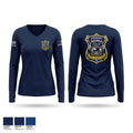 Amesbury Patrol & Superior Officer's Union Women's Long Sleeve V-neck Shirt - 1