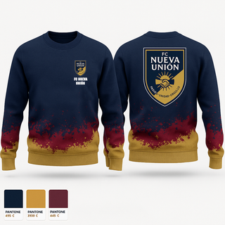 Crew Neck Sweatshirt, FC Nueva Unión, Men's Soccer, Teamtime, Team time, sublimation, custom sports apparel, team uniforms, spirit wear, spiritwear, sports uniforms, custom shirts, team store, custom team store, fundraiser sports, apparel fundraiser