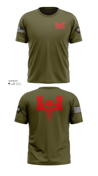 Old School Cotton Feel Shirt, A co 578th BEB, , Teamtime, Team time, sublimation, custom sports apparel, team uniforms, spirit wear, spiritwear, sports uniforms, custom shirts, team store, custom team store, fundraiser sports, apparel fundraiser
