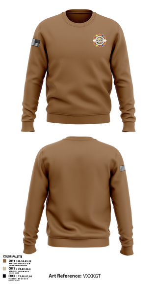 Crew Neck Sweatshirt, A co 1/109, National Guard, Teamtime, Team time, sublimation, custom sports apparel, team uniforms, spirit wear, spiritwear, sports uniforms, custom shirts, team store, custom team store, fundraiser sports, apparel fundraiser