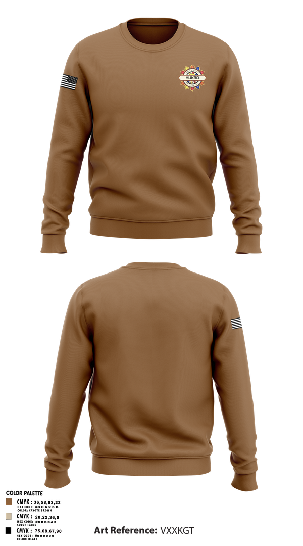 Crew Neck Sweatshirt, A co 1/109, National Guard, Teamtime, Team time, sublimation, custom sports apparel, team uniforms, spirit wear, spiritwear, sports uniforms, custom shirts, team store, custom team store, fundraiser sports, apparel fundraiser
