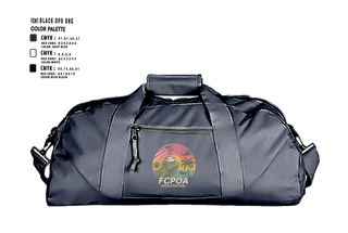Duffle Bag, USSOUTHCOM FCPOA, , Teamtime, Team time, sublimation, custom sports apparel, team uniforms, spirit wear, spiritwear, sports uniforms, custom shirts, team store, custom team store, fundraiser sports, apparel fundraiser