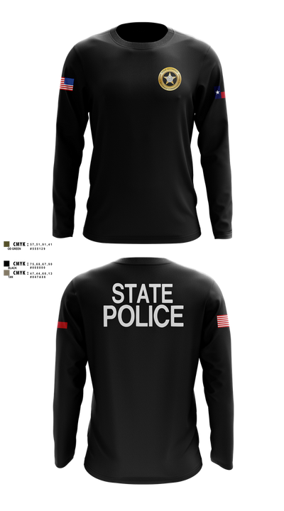 Texas Alcoholic Beverage Commission 30921681 Long Sleeve Performance Shirt 100