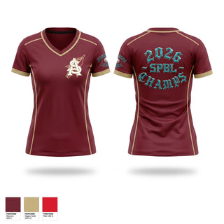Womens Short Sleeve Vneck Shirt, Nakonas, Baseball, Teamtime, Team time, sublimation, custom sports apparel, team uniforms, spirit wear, spiritwear, sports uniforms, custom shirts, team store, custom team store, fundraiser sports, apparel fundraiser