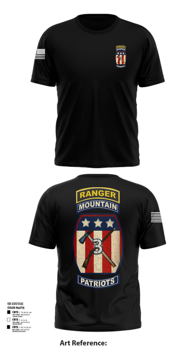 2-47 infantry 3rd BRG 10th MTN 15406658 Short Sleeve Performance Shirt - 102