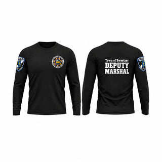 Long Sleeve Performance Shirt, Sweetser Town Marshal, Police, Teamtime, Team time, sublimation, custom sports apparel, team uniforms, spirit wear, spiritwear, sports uniforms, custom shirts, team store, custom team store, fundraiser sports, apparel fundraiser