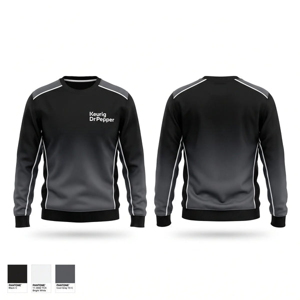 Crew Neck Sweatshirt, Keurig Dr Pepper, , Teamtime, Team time, sublimation, custom sports apparel, team uniforms, spirit wear, spiritwear, sports uniforms, custom shirts, team store, custom team store, fundraiser sports, apparel fundraiser
