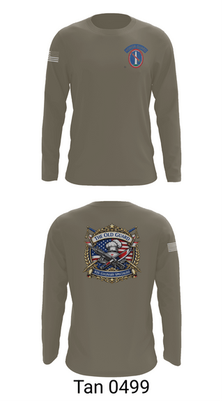 Long Sleeve Performance Shirt, 529th 4-3 Battalion The Old Guard, Army, Teamtime, Team time, sublimation, custom sports apparel, team uniforms, spirit wear, spiritwear, sports uniforms, custom shirts, team store, custom team store, fundraiser sports, apparel fundraiser