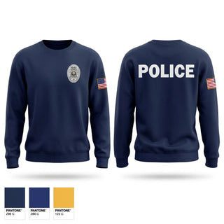 Crew Neck Sweatshirt, Stinesville Police Department, Police, Teamtime, Team time, sublimation, custom sports apparel, team uniforms, spirit wear, spiritwear, sports uniforms, custom shirts, team store, custom team store, fundraiser sports, apparel fundraiser