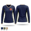Skidmore Women's Long Sleeve V-neck Shirt - 1
