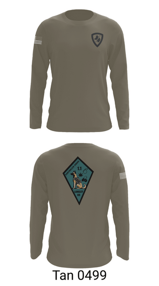 Long Sleeve Performance Shirt, 633 SFS K9, Air Force, Teamtime, Team time, sublimation, custom sports apparel, team uniforms, spirit wear, spiritwear, sports uniforms, custom shirts, team store, custom team store, fundraiser sports, apparel fundraiser