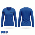 Roaring Fork Fire Rescue Women's Long Sleeve V-neck Shirt - 1