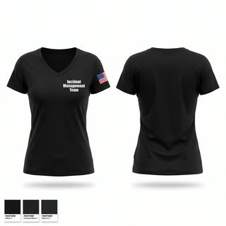 Womens Short Sleeve Vneck Shirt, Incident Management Team, Police, Teamtime, Team time, sublimation, custom sports apparel, team uniforms, spirit wear, spiritwear, sports uniforms, custom shirts, team store, custom team store, fundraiser sports, apparel fundraiser