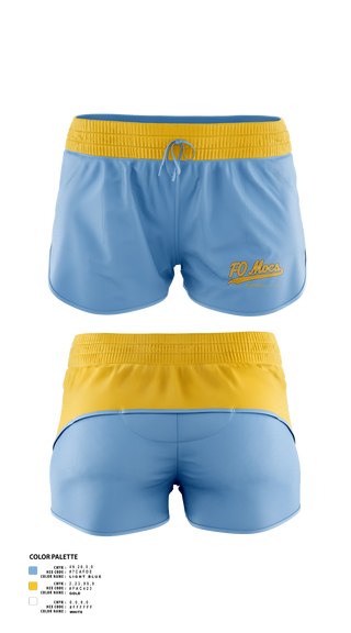 Womens Shorts, FO Mocs, Softball, Teamtime, Team time, sublimation, custom sports apparel, team uniforms, spirit wear, spiritwear, sports uniforms, custom shirts, team store, custom team store, fundraiser sports, apparel fundraiser