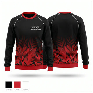 Crew Neck Sweatshirt, Fox Valley Judo & Jujitsu of Wisconsin, , Teamtime, Team time, sublimation, custom sports apparel, team uniforms, spirit wear, spiritwear, sports uniforms, custom shirts, team store, custom team store, fundraiser sports, apparel fundraiser