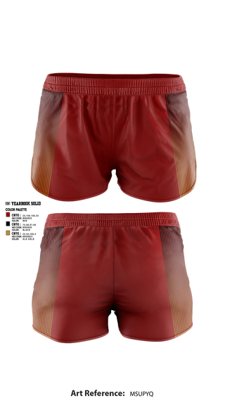 Womens Shorts, Bullitt East High School Band, Spirit Store, Teamtime, Team time, sublimation, custom sports apparel, team uniforms, spirit wear, spiritwear, sports uniforms, custom shirts, team store, custom team store, fundraiser sports, apparel fundraiser