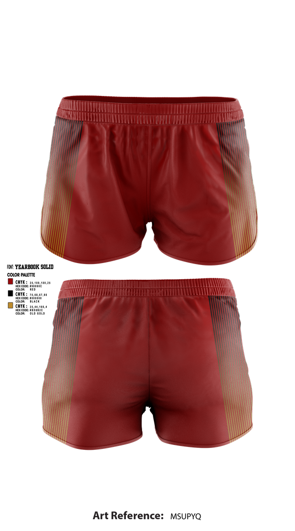 Womens Shorts, Bullitt East High School Band, Spirit Store, Teamtime, Team time, sublimation, custom sports apparel, team uniforms, spirit wear, spiritwear, sports uniforms, custom shirts, team store, custom team store, fundraiser sports, apparel fundraiser